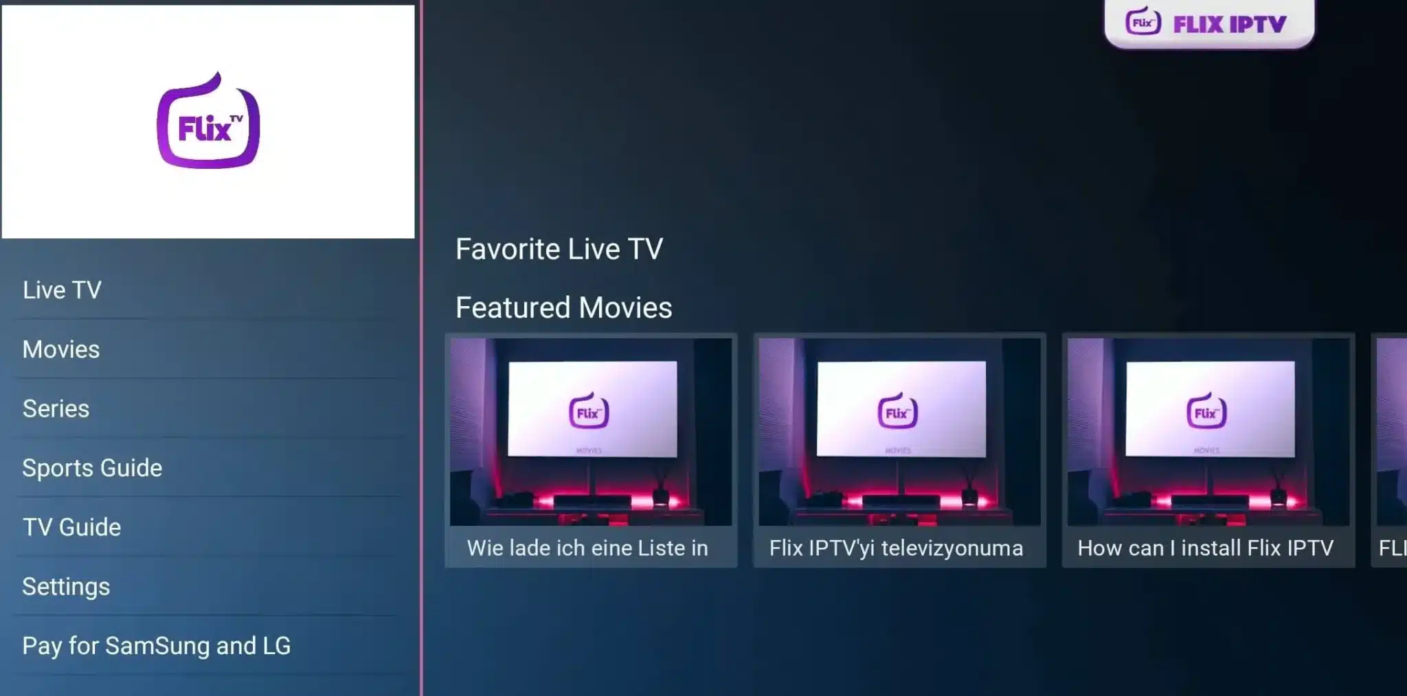 Flix IPTV Player